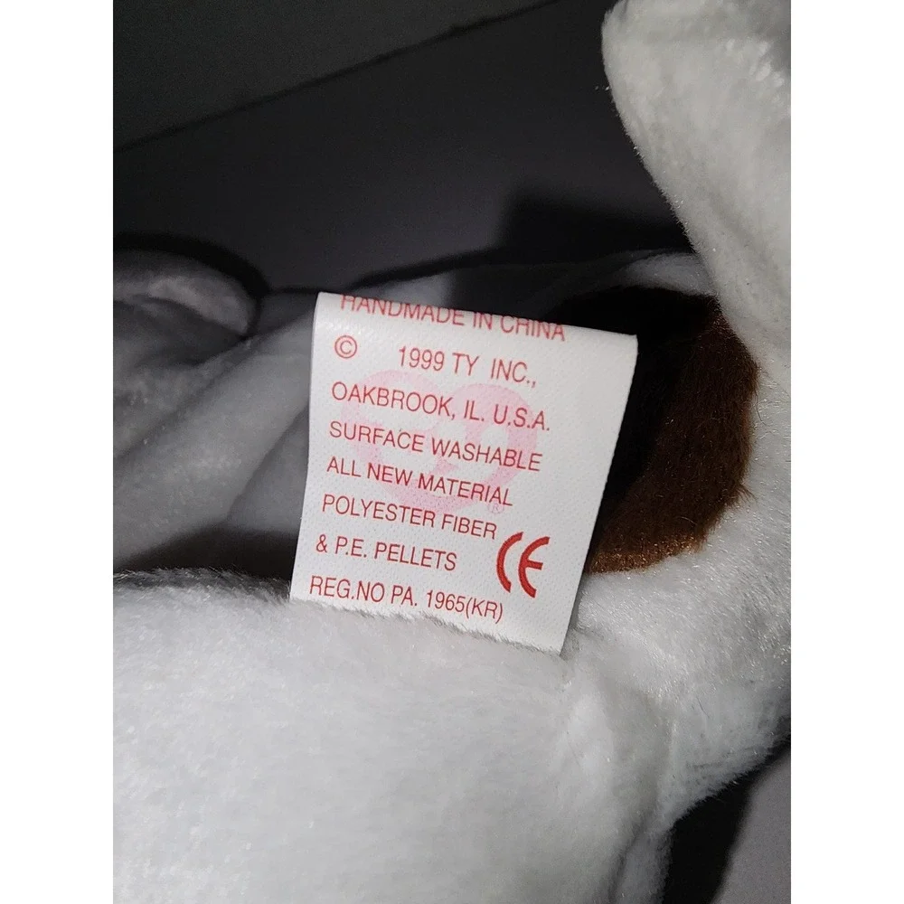 Ty Beanie Babies Butch‎ The Bull Terrier Dog Plush